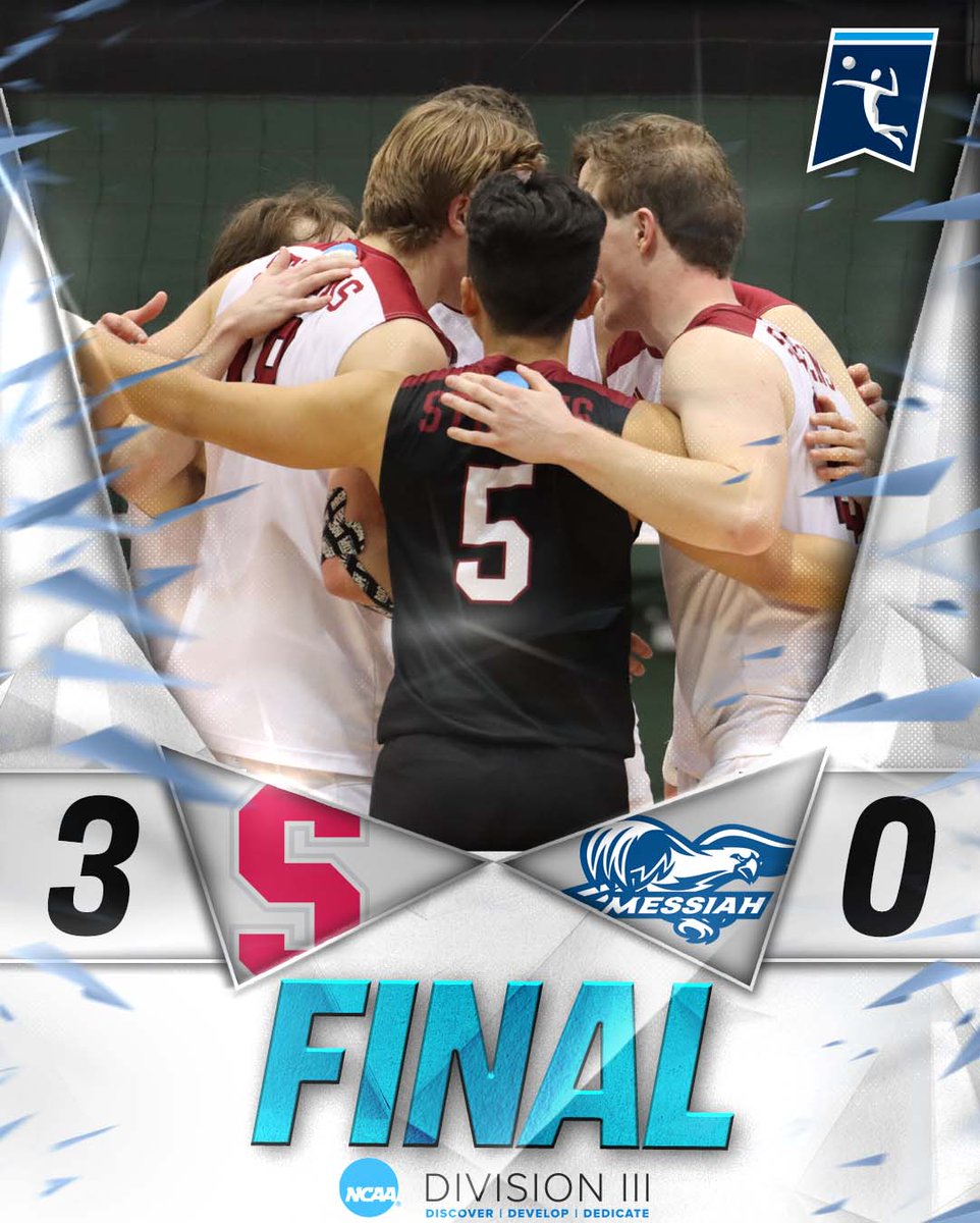 NCAADIII's tweet photo. Another SWEEP 🧹 to end the night! @StevensDucks advances to the National Championship Final! 

#D3vb | #WhyD3 https://t.co/fAcccrsh0p