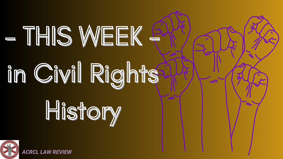 ALCivilRights's tweet photo. End the week off right with another #twicrh !! #TGIFriday 🎊

And if you're looking for more civil rights discussion 🗣️ go join our Facebook Group!  https://t.co/XjP7dAyQO6… https://t.co/0jZxeTSyGJ