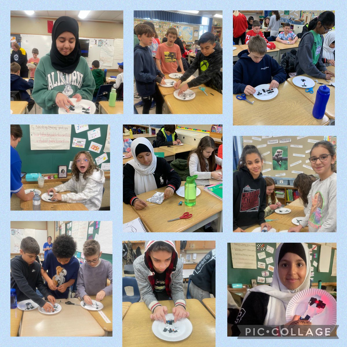 Creating simple circuits with everyday materials. #ScienceisFun