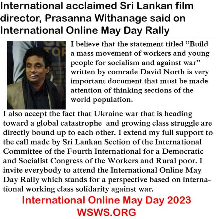 SepLanka's tweet photo. Join to International Online May Day 2023
https://t.co/n3ggsUXSv7

#MayDay2023 #BuildActionCommittees https://t.co/GvvhrlkoSq