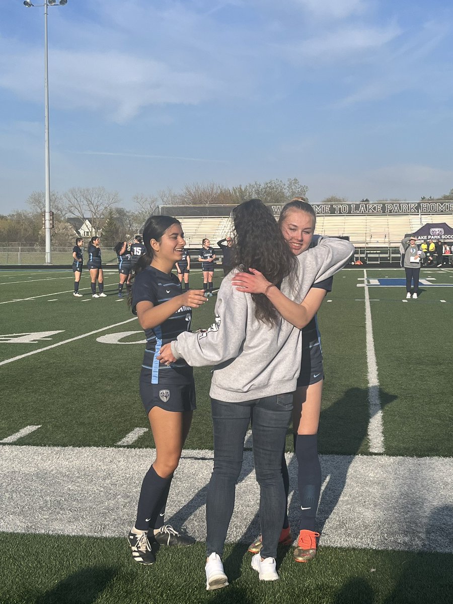 LPMrsFischer's tweet photo. Loved cheering on my girls last night at their Varsity Soccer Game 💙⚽️  these 2 are amazing in the classroom and on the soccer field 🔥 https://t.co/c4T0QZdIdz