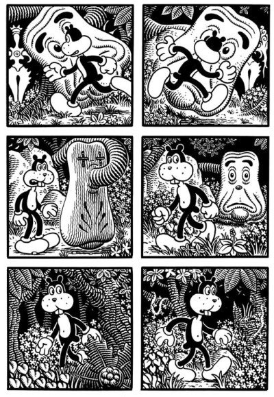 Tribe_XX's tweet photo. Jim Woodring https://t.co/N2ACAtiPvd