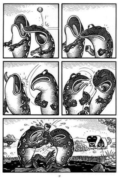 Tribe_XX's tweet photo. Jim Woodring https://t.co/N2ACAtiPvd