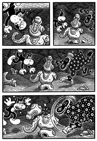 Tribe_XX's tweet photo. Jim Woodring https://t.co/N2ACAtiPvd