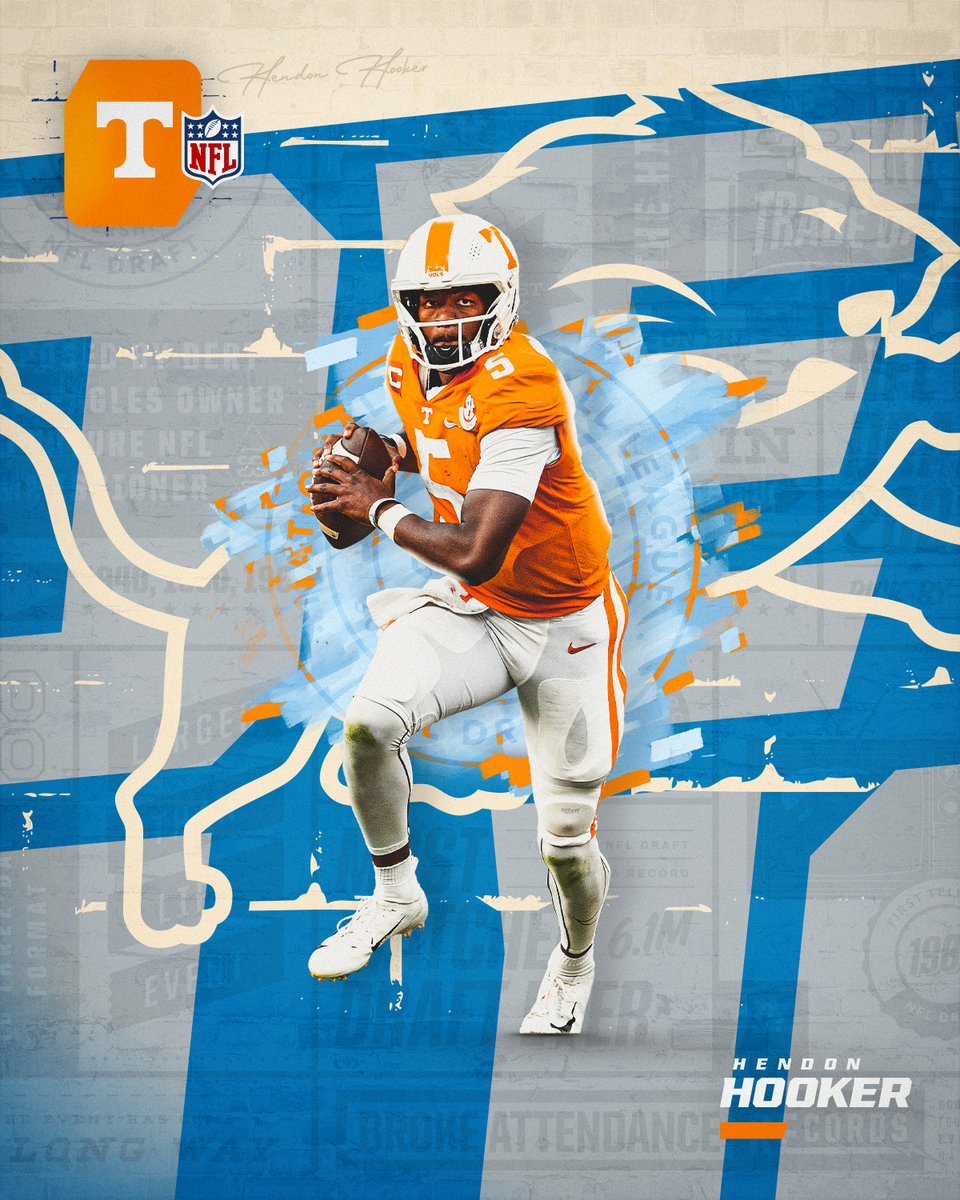 Tennessee Football (@vol_football) on Twitter photo Hendon is headed to the Motor City!!
<a href="/Lions/">Detroit Lions</a> π€ <a href="/henhook2/">Hendon Hooker</a>
Round 3 | Pick 68
#NFLDraft | #OnePride Hendon is headed to the Motor City!!
<a href="/Lions/">Detroit Lions</a> π€ <a href="/henhook2/">Hendon Hooker</a>
Round 3 | Pick 68
#NFLDraft | #OnePride