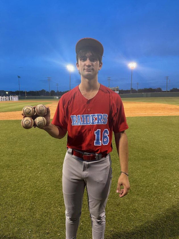 NOCA Baseball (@nocabaseball) on Twitter photo <a href="/TulaneBaseball/">Tulane</a> Commit 2024 <a href="/giancarloarenc1/">Giancarlo arencibia</a> throws another No-Hitter in the Playoffs for <a href="/rummelbaseball/">Rummel Baseball</a>.
0 Runs
0 Hits
0 Walks
0 Errors
Wow! <a href="/TulaneBaseball/">Tulane</a> Commit 2024 <a href="/giancarloarenc1/">Giancarlo arencibia</a> throws another No-Hitter in the Playoffs for <a href="/rummelbaseball/">Rummel Baseball</a>.
0 Runs
0 Hits
0 Walks
0 Errors
Wow!