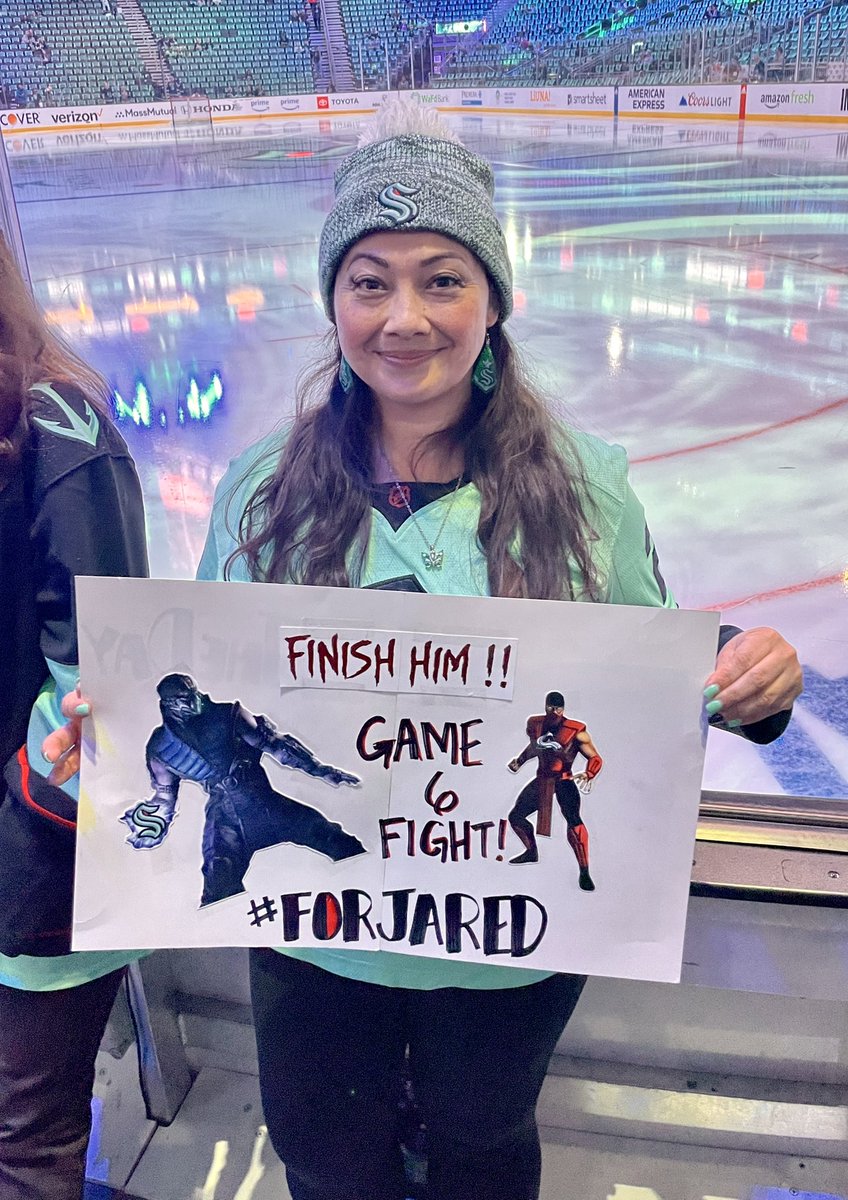 n3k0chan81's tweet photo. #SeaKraken taking on the #GoAvsGo tonight for the #StanleyCup Playoffs. GAME 6… FIGHT! #ForJared #CrashingIntoThePlayoffs🌊#WHEREiROOT #SEAzeTheDay #SEAzeTheCup #MortalKombat #Subzero🥶 https://t.co/7L3rSGkua3