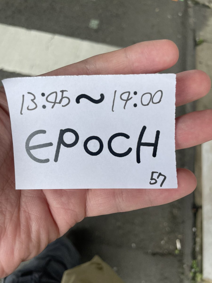LLCOOLHIKARU's tweet photo. 10時で57番目
#epock https://t.co/73Vb8U3Gia