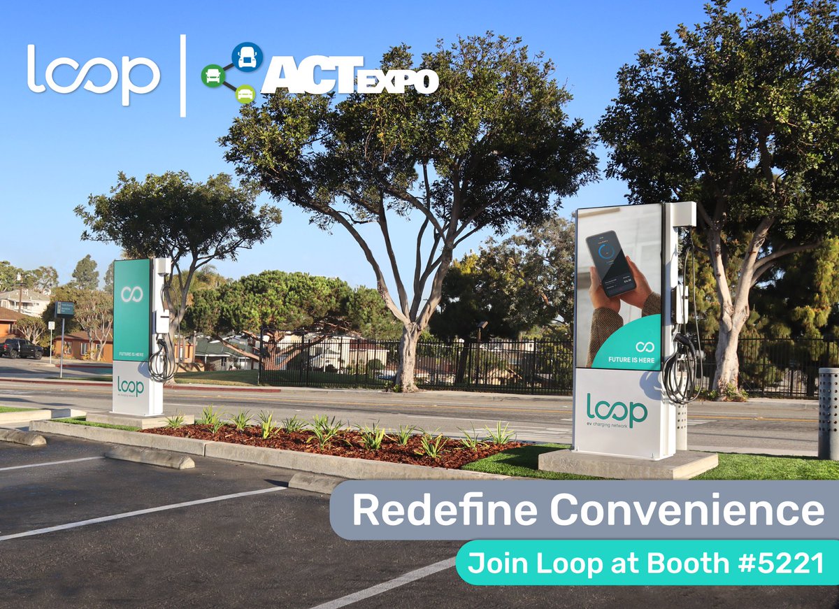 ev_loop's tweet photo. This week we’ll be showcasing our top-of-the-line #ChargingSolutions alongside @Mullen_USA at the #ACTexpo!

We'll have experts on hand to answer your questions about #ElectricVehicles, residential &amp; commercial chargers, the future of #SustainableTransportation, and more. https://t.co/g8YNuZfy4g