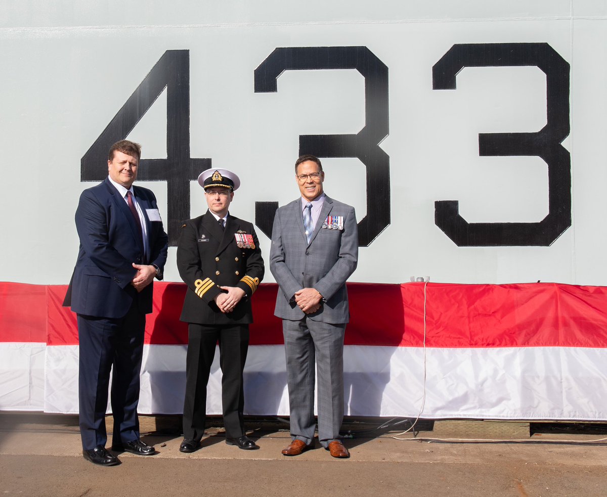 Today marked a momentous event for our fleet, as the fourth Arctic and Offshore Patrol Ship was officially named. 
Named for naval heroes like William Hall, these ships epitomize the courage and resilience needed to operate throughout Canada’s Arctic &amp; around the world.