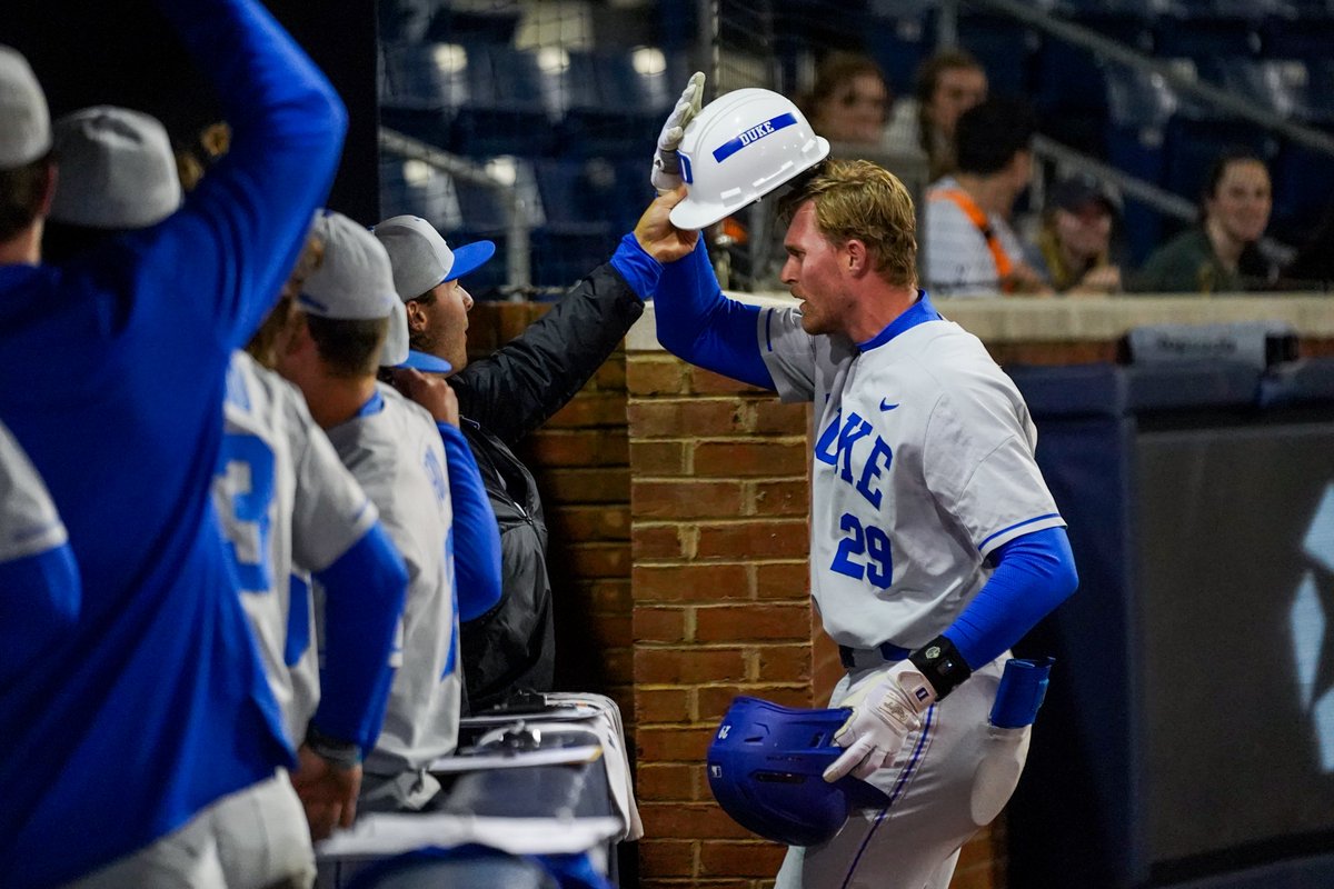 Put the hard hat on if you're the first Blue Devil to homer in FIVE straight games since at least 1998 😳