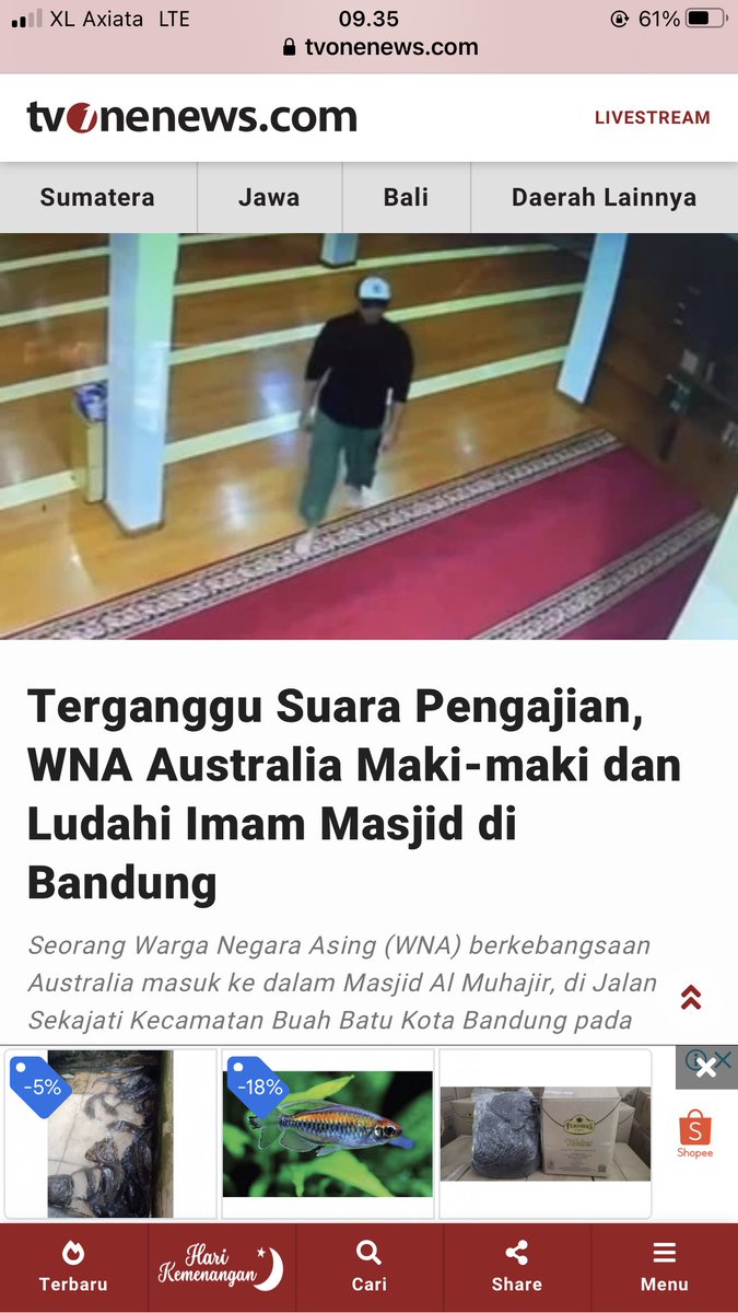 IrvanRosihan's tweet photo. Kita doakan Beliau dapat hidayah dari kejadian ini. https://t.co/UfbpubdLZN