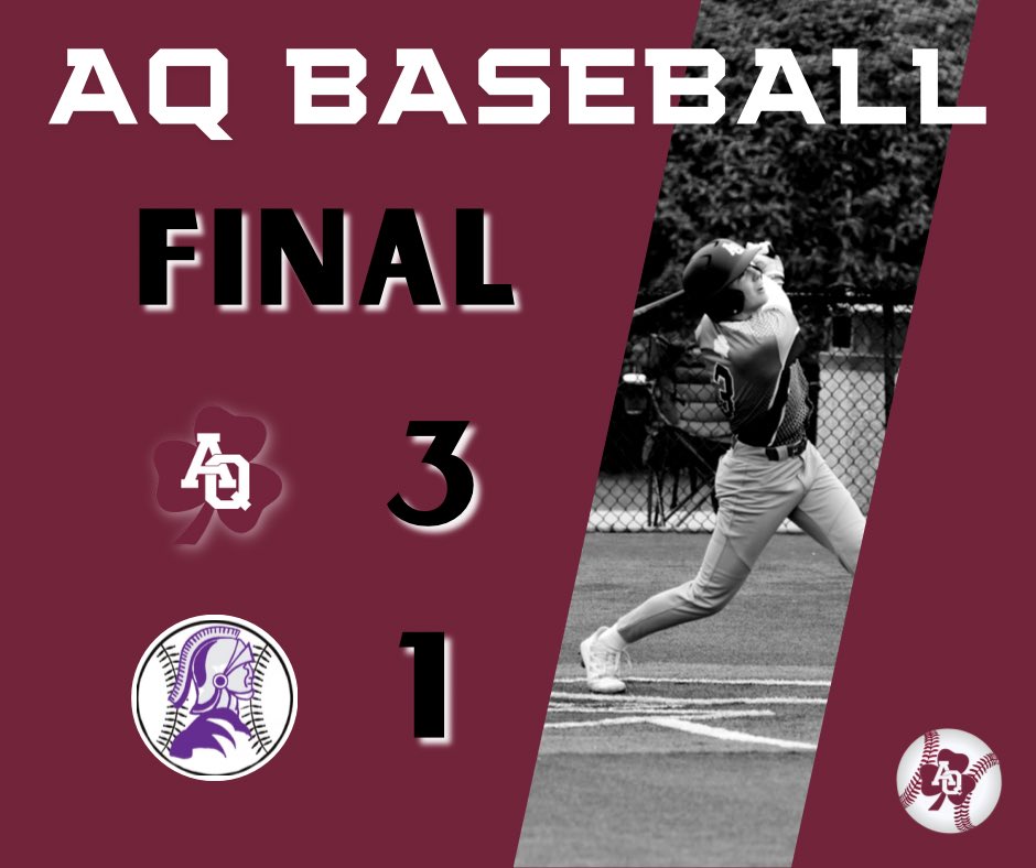 AQ Baseball (@baseballaq) on Twitter photo AQ Defeats @SodusBaseball in a pitcher's dual. <a href="/MikeCalogero25/">Michael Calogero</a> 6.2 IP, 13 K, 3 H, 1 R (W); Patrick Altpeter 1-3, HR & <a href="/JakeWiep3/">Jake Wiepert</a> 1-3, HR. It was a great game between both teams. Next up is tomorrow v. East at East HS. 1st pitch is at 1:00 pm. #AQProud ☘️⚾️ AQ Defeats @SodusBaseball in a pitcher's dual. <a href="/MikeCalogero25/">Michael Calogero</a> 6.2 IP, 13 K, 3 H, 1 R (W); Patrick Altpeter 1-3, HR & <a href="/JakeWiep3/">Jake Wiepert</a> 1-3, HR. It was a great game between both teams. Next up is tomorrow v. East at East HS. 1st pitch is at 1:00 pm. #AQProud ☘️⚾️