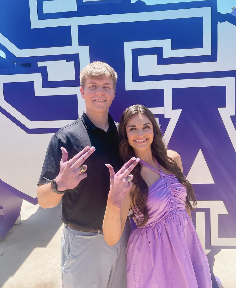LegendsatNac's tweet photo. Happy Ring Dip Weekend Jacks &amp; a special congratulations to our CAs, Lauryn &amp; Reagan 🥳💜 

Don’t forget, we have LIMITED availability for 2023-2024. Stop by this weekend to tour 🤩 

#legendsnac #bestofnac #axeemjacks #sfasus https://t.co/yH63k2DyxI