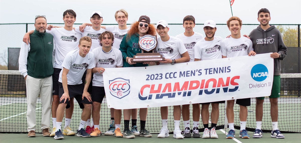 RECAP ➡️ CCC CHAMPIONS: Men's Tennis Repeats as CCC Champions with 5-0 Win Over RWU

➖ Nichols earned 13th all-time CCC title, 10th in 11 seasons

🗞️ bit.ly/40NdkKy | #BisonPride #d3tennis