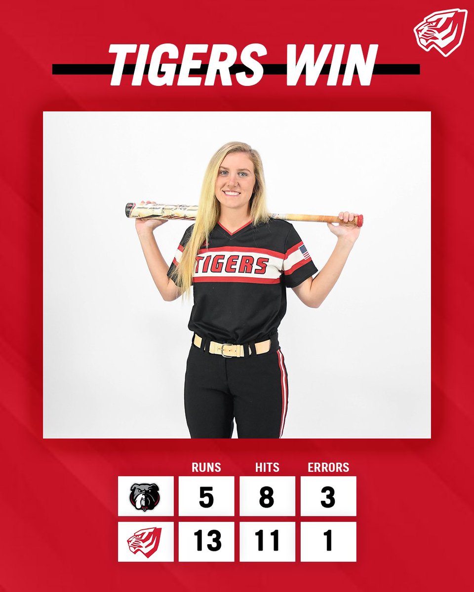 UWAAthletics's tweet photo. TIGERS WIN! π
βΎοΈ
SB | Final | UWA 13, Union 5
#WinWithWestAL https://t.co/RYWd7GS3eh