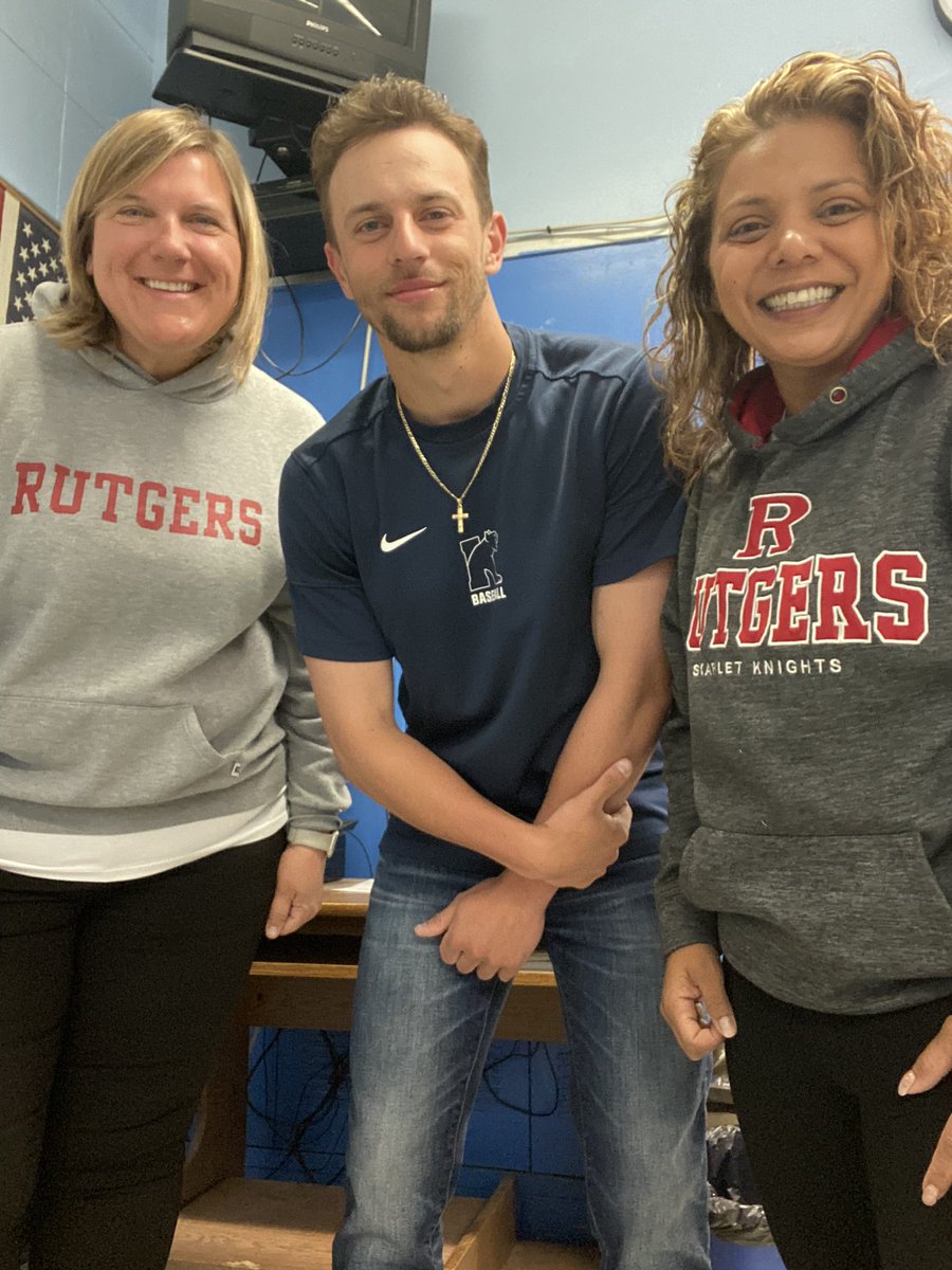 Did you know that Ms. Owsik and I went to <a href="/RutgersU/">Rutgers University</a> and got the same degree at the same time? Did you know that Mr. Joe was in my 1st AP Stats class? #WeAreBarrons #CollegeSigningDay #WHSmathdept #funfacts