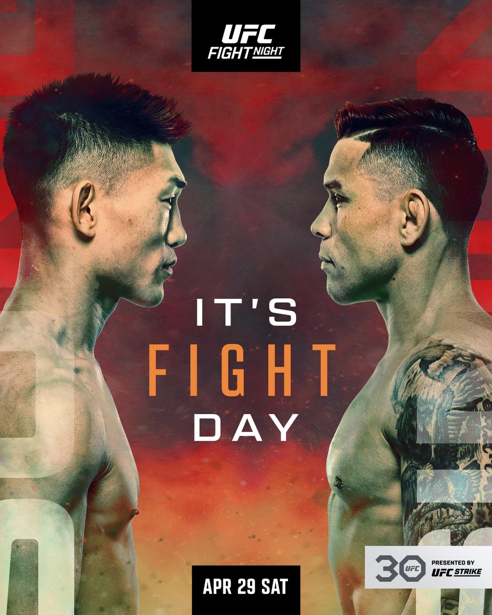ufc's tweet photo. Fight fans...#UFCVegas72 Fight Day 𝑰𝑺 𝑯𝑬𝑹𝑬 🙌

⏰ Prelims 4:30pmET
⏰ Main Card 7:00pmET

LIVE on ESPN2 / @ESPNPlus https://t.co/j5FSsXcd5R