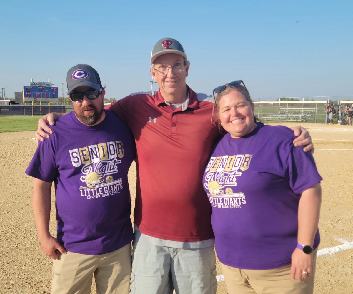 When <a href="/CHS_GiantsSB/">Canton Little Giants Softball</a> plays <a href="/IvcSoftball/">IVC Softball</a> it's a family feud. I'm so blessed to have a great father-in-law like Max to look up to on the field. His son is a pretty good assistant coach too. Good game tonight, Max!