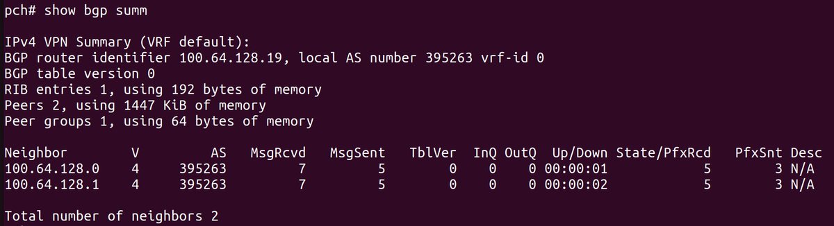 Hey <a href="/rtggeek/">Russ White</a> and <a href="/danyork/">Dan York</a> I listened to this podcast of yours and found it very interesting. Thought it might be of interest to you that we are running BGP on-orbit already. This was taken during a pass of one of our LEO satellites today during some testing. 🛰️