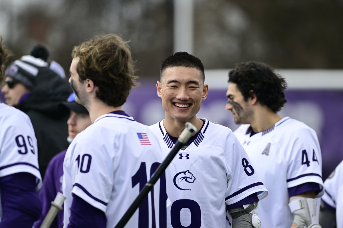 ChathamCougar's tweet photo. Congratulations to Men’s Lacrosse on a great season💜 The Cougars won six games, including three conference contests. The team scored 121 goals and recorded 231 saves. Men’s Lacrosse and Cougars fans have a lot to be excited about for next season🐾 https://t.co/SmOuG2xU4P