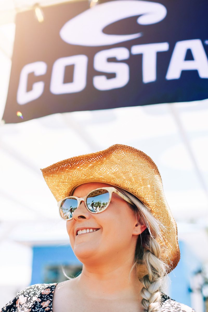 Stagecoach's tweet photo. Welcome @CostaSunglasses! Come celebrate their 40th Anniversary in the #KickPlastic Lounge for good vibes https://t.co/2458ntN3Ah
