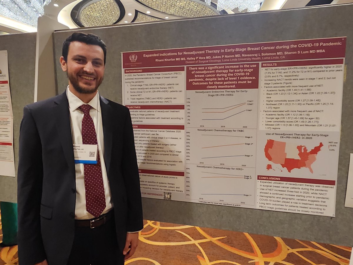 DrSharonLum's tweet photo. So proud of our #llusurgery PGY3 Michelle Hong &amp; CGSO fellow @RhamiKhorfan , plus research PGY4 @kirithiga now @UCSFCancer  &amp; recent grad/Stanford breast fellow Dr. David Foulad #ASBrS23 @ASBrS @DrJukesNamm  @lovelyday_2010  @SaraGrossiMD @Sharon_Kiang_MD https://t.co/4GrKLWH0d8