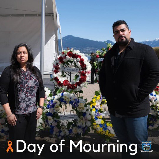 Today is Canada’s #DayOfMourning. We honour and mourn those who have lost their lives or have been injured due to a workplace accident.

Their sacrifices remind us of the importance of workplace safety, and together, we can create a future where every worker returns home safely.