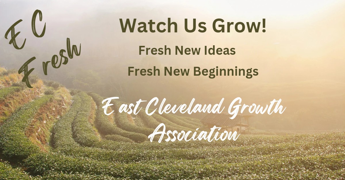 ECGrowth's tweet image. Come hear what "EC FRESH" is all about tomorrow at the ECGA April Community Lunch &amp;amp; Learn

12p - 4p @ The East Cleveland Public Library (Lower Auditorium)

also streaming LIVE on Facebook, Twitter, LinkedIn, and YouTube 

#HopeToSeeYouThere
