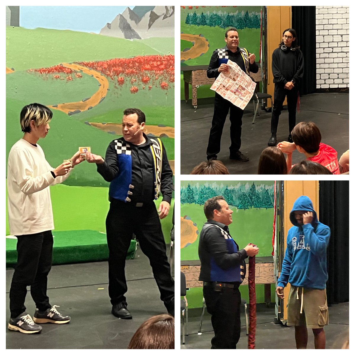 TPS_ResLife's tweet photo. @tps_news Our residential students spent a fun Friday night experiencing the magical talents of @magicofspeed  Seeing is believing! #TPSResLife https://t.co/ZFe9POAXMQ