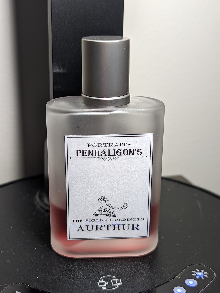 Level3Oven's tweet photo. @PenhaligonsLtd What do you think of my label redesign for my atomizer. #ArtistOnTwitter #Perfume https://t.co/YF8KuKj9zg