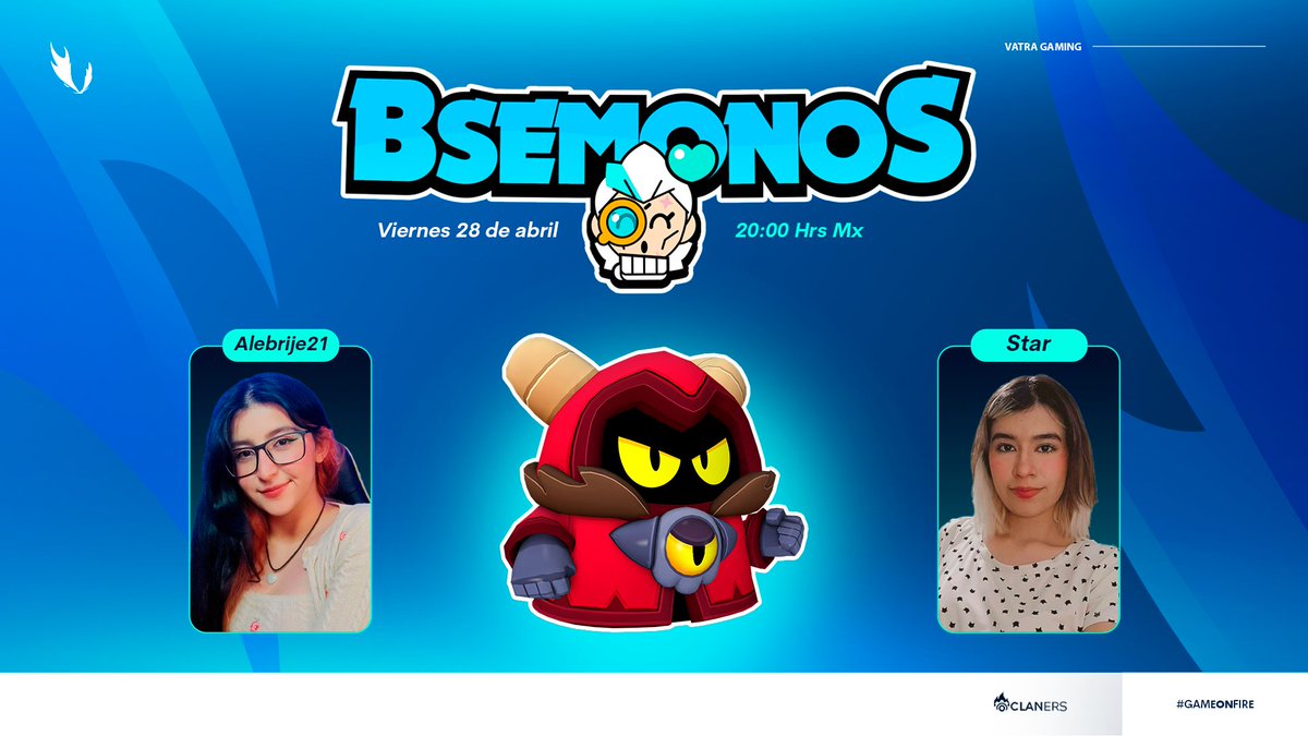 VatraGaming's tweet photo. #BRAWLSTARS | BSEMONOS 💖
¡EN VIVO! 🔥
Nuestras chicas ya están esperándolos para jugar y hablar un poco acerca de R-T 😈
✨Pásenle, pásenle: https://t.co/2voirUb25K
#GAMEONFIRE 🔥 #GOVATRA 💙 https://t.co/LPHvsnE4UK