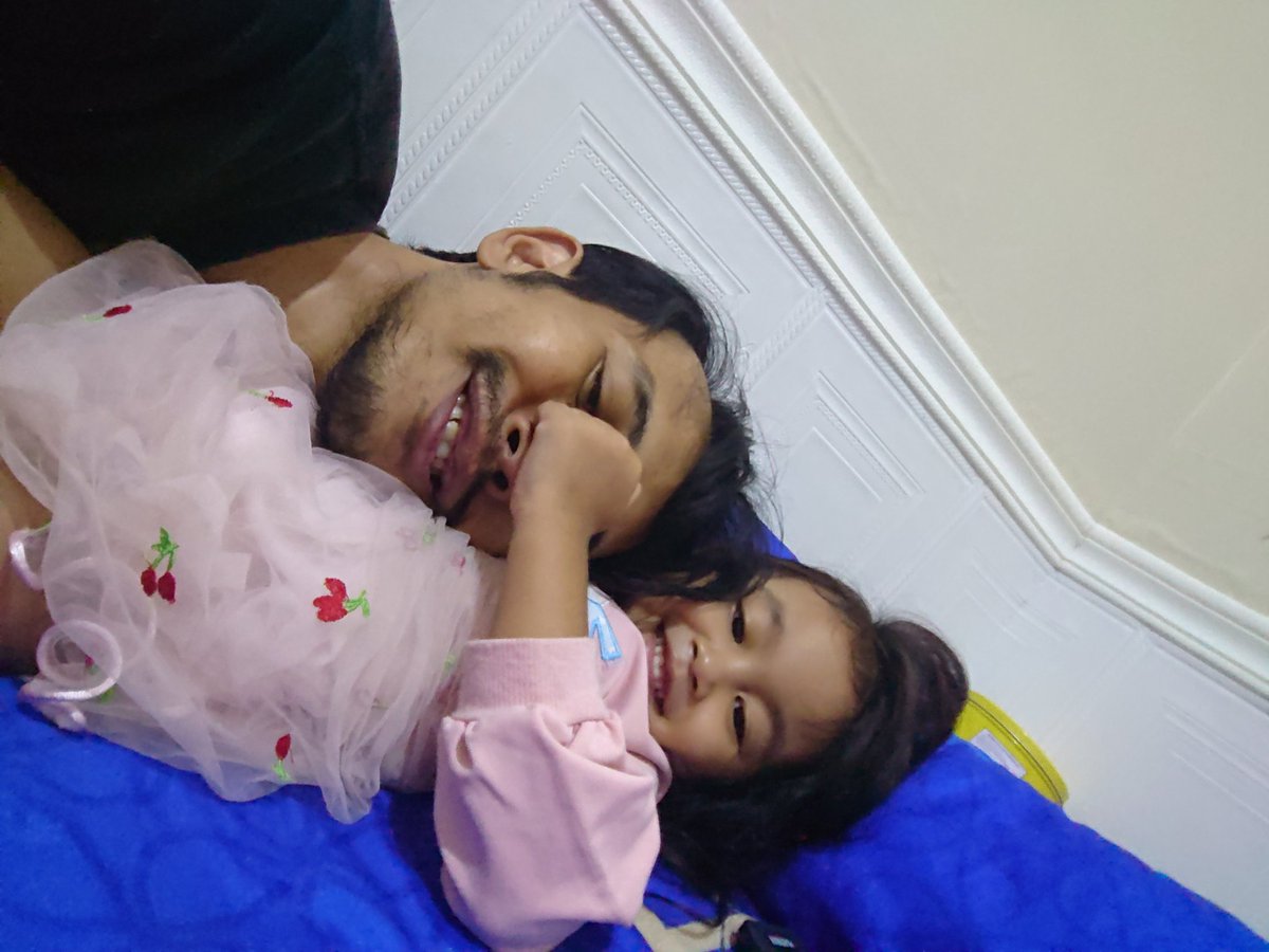 Mulai tercemar, mariki anakku wes gede, gagelem digendong poneh diambungi.. tambah abot ae