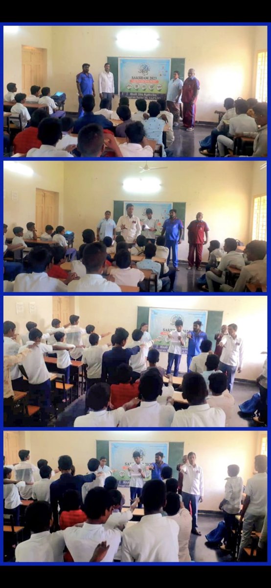 Jagadeesh89856's tweet photo. #Saksham2023 Fuel conservation pledge and at NZPHS and ZPHS Duggirala by @HPCL LPG Distributor @insan_gas . @Rg03Goel @ImPankajC #NetZeroemissions #sakshampledge #fuelconversation https://t.co/HQ6h52KAMK