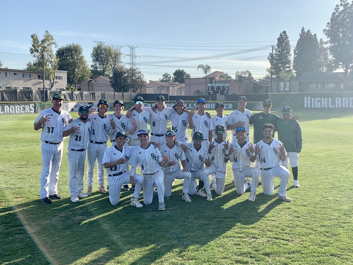 GoGHCBaseball's tweet photo. Granada Hills Charter 11
Chatsworth 3

3-Peat WVL CHAMPS!

Easton Hawk 3-5, 2B, RBI
Andrew Cuervo 1-2, 2B, (2) IBB
Alex Schmidt 2-3, 2B, 3 RBI, BB
Juan Tirado 1-2, 2 RBI
Nate Isidro 1-2, 2 RBI

W: Andrew Cuervo 5.2 IP, 4 ER, 4 K https://t.co/BHjphFxfIK
