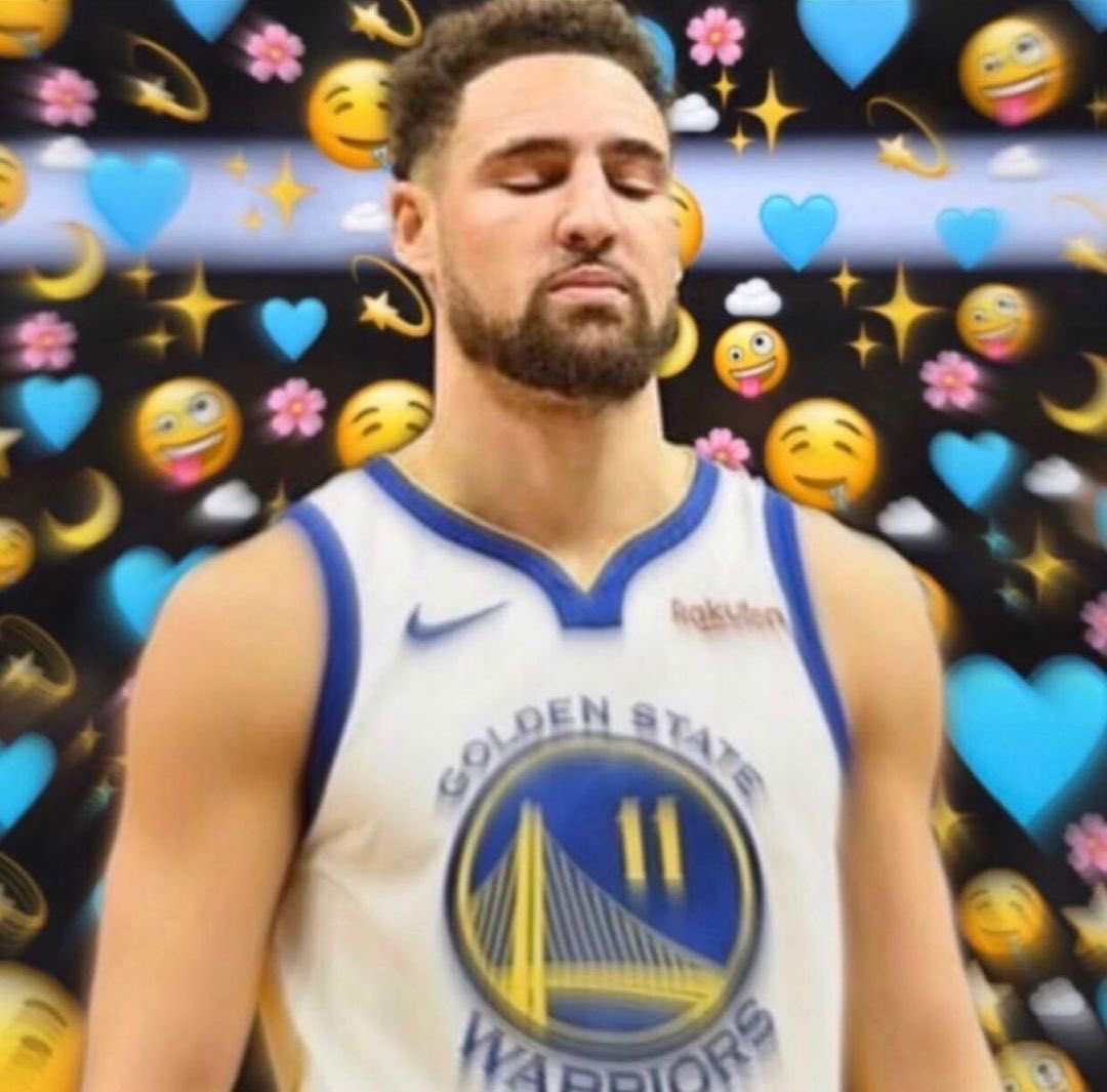 wokeaaron's tweet photo. @GoIdenState SAVE US GAME 6 KLAY https://t.co/cDcrTE0LhG