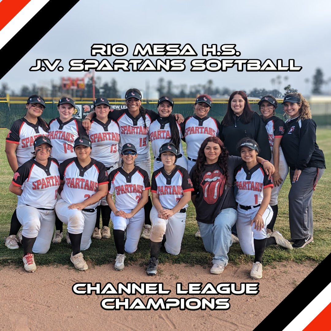 Congrats to our JV Spartans Softball team for securing the Channel League Title today! <a href="/RMSPARTANS/">Rio Mesa Athletics</a> <a href="/vcspreps/">VCS Preps</a> <a href="/TheAcornSports/">Acorn Sports</a>