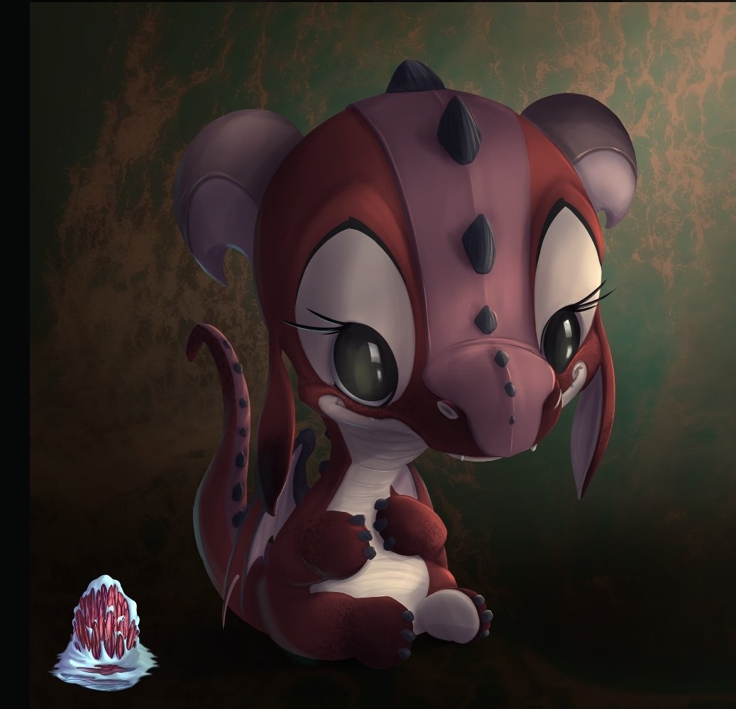 ArtofNickTaylor's tweet photo. Tonight was my grandfather's celebration of life ❤️ 🎉.
As in life with every ending begins a new... This was my first @battlebunnynft baby dragon that hatched today as well... 
Meet Betty. 
Named after his late lifelong love and my Nan ❤️💗 may you both find eachother once more https://t.co/Z9JgbFpoBV