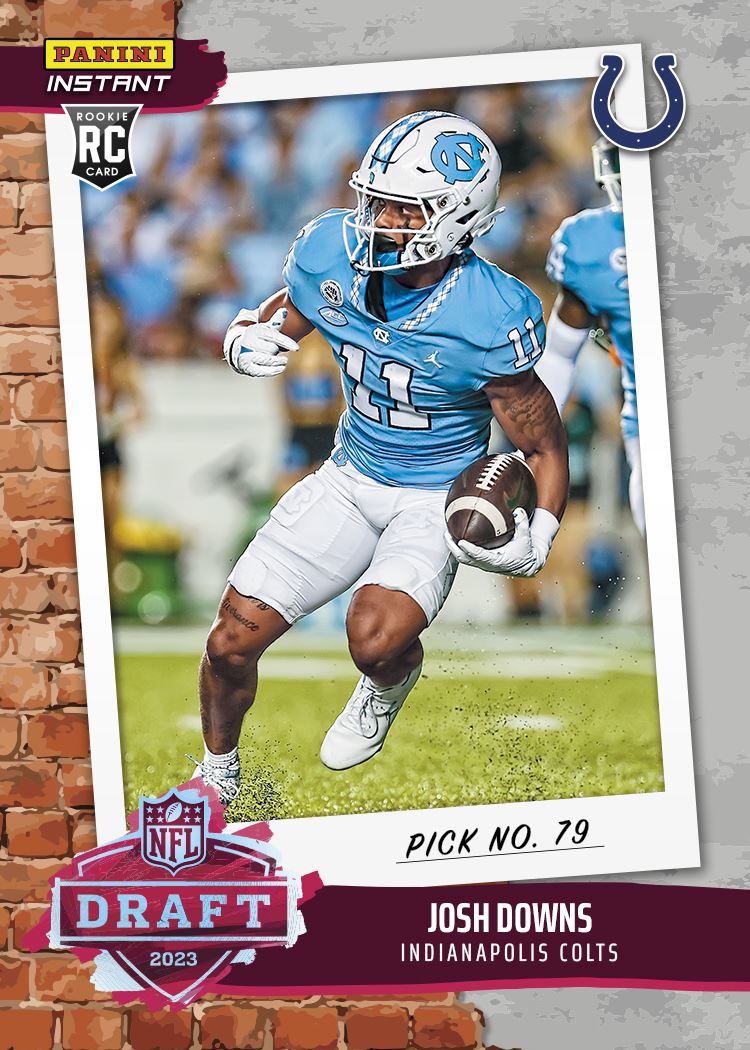Indy! I'm ready to outwork everyone. Honored to join the Colts family 💙 #ForTheShoe 🤝 @Colts #NFLDraft Check out my 1st Panini Instant Rookie card here! #PaniniNFT #RatedRookie qr.paniniamerica.net/2kc8c_em
