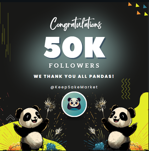 KeepSakeMarket's tweet photo. We're Overjoyed &amp; Elated to have reached this Monumental Milestone of 50K Twitter Followers! !🥳💕 

Thank you, our amazing community, for your phenomenal support &amp; being a part of our journey! ♥️

We have the Best Community on #sui &amp; can't wait to see where we go next! ! 🥳♥️ https://t.co/LPF5dowJJ9