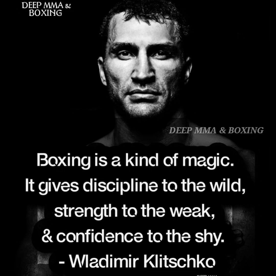 Wladimir Klitschko on how boxing Is kind of magic 
.
.
.
#boxing #boxingmotivation #boxingphotography #boxingtraining #fighter #boxinglifestyle #boxinglife #fightlife #noboxingnolife #mmalifestyle #martialartstraining