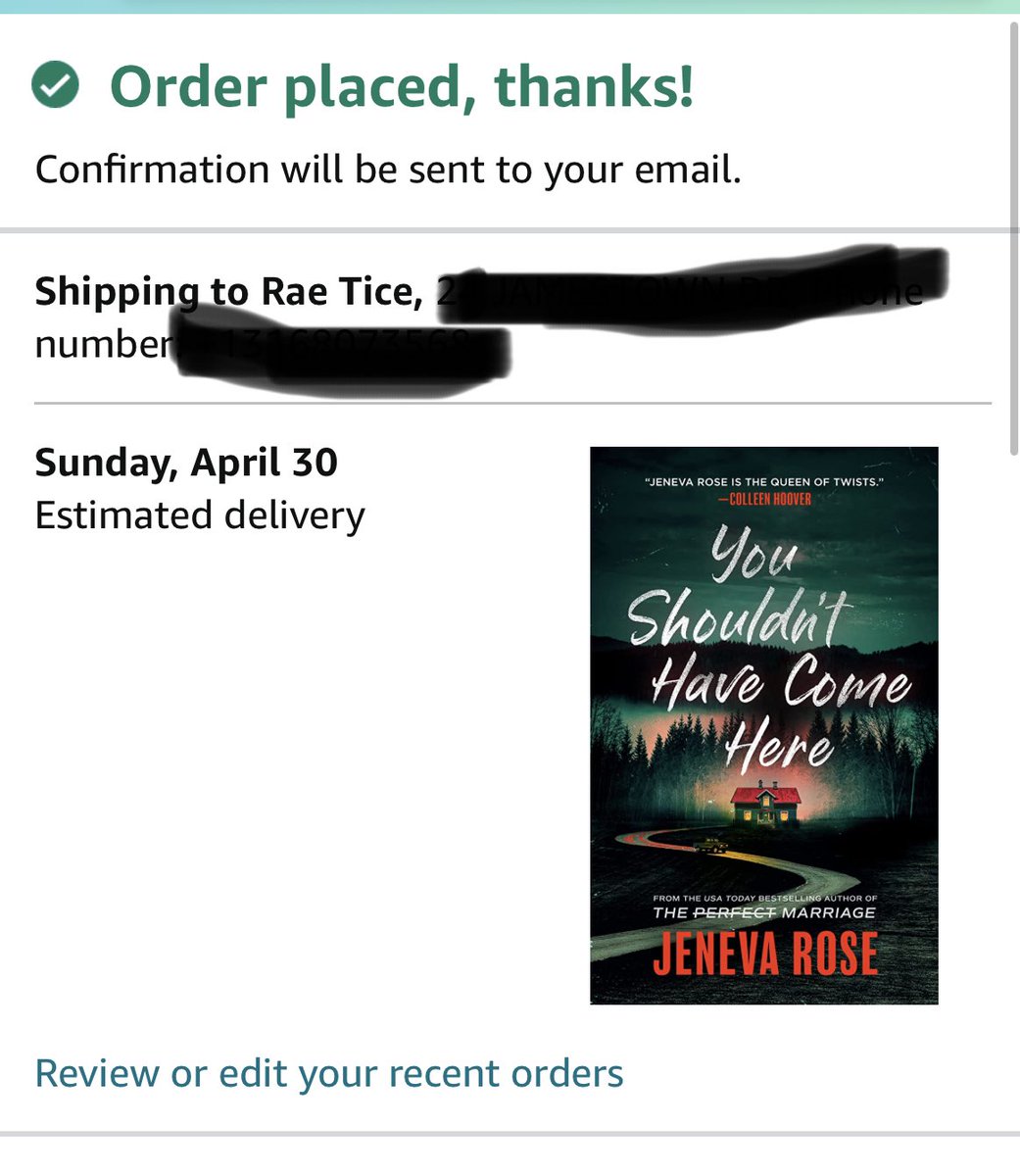 RaexxVictoria's tweet photo. EEPP!!! My favorite author is forever releasing books the day before my birthday!! 🥰🥰 excited to start reading!! @jenevarosebooks https://t.co/xnOZM4lBqS