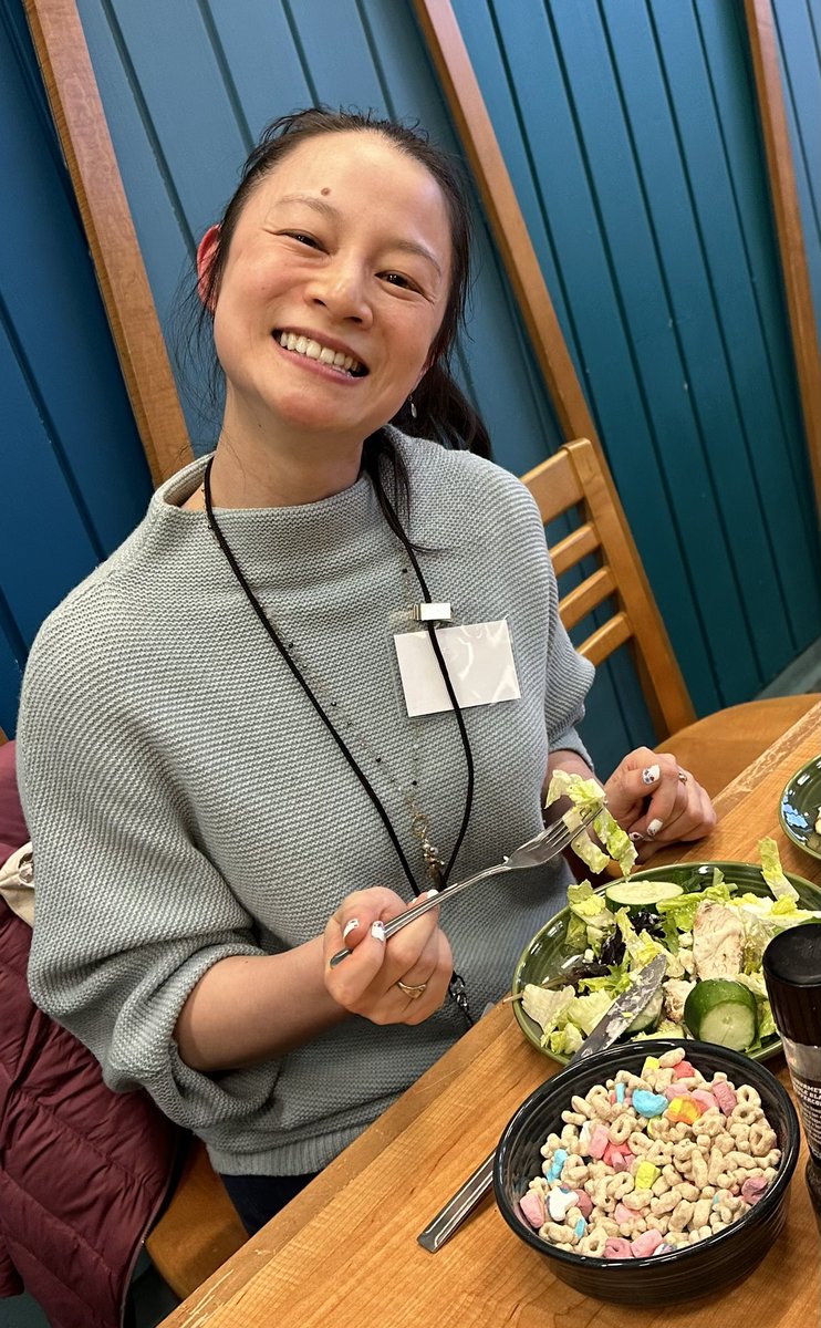 Jennifer Fish (@frau_fish) on Twitter photo Those moments of conference life when you learn more about your colleagues, and their dietary preferences. <a href="/snickclunk/">Teresa Lee</a> #NESDB2023 Those moments of conference life when you learn more about your colleagues, and their dietary preferences. <a href="/snickclunk/">Teresa Lee</a> #NESDB2023