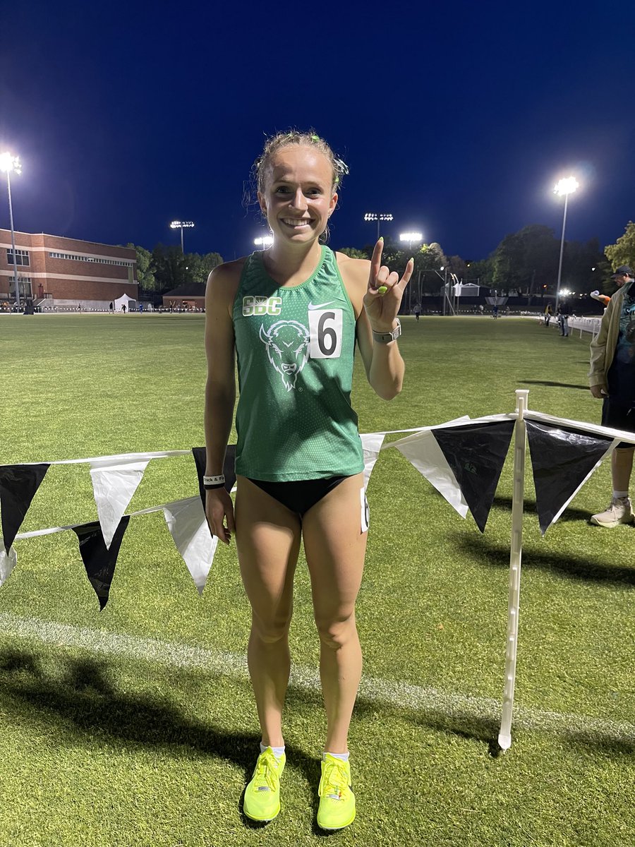 HerdTFXC's tweet photo. Led tonight in Nashville by a pair of school record breakers! Abby Herring set a new 3K record with a 9:25.08! Kylee set a record in the 1500 with a 4:23.11! 

🔗: https://t.co/0bS7Qg8SVX

#WeAreMarshall https://t.co/xFe26FsSOu