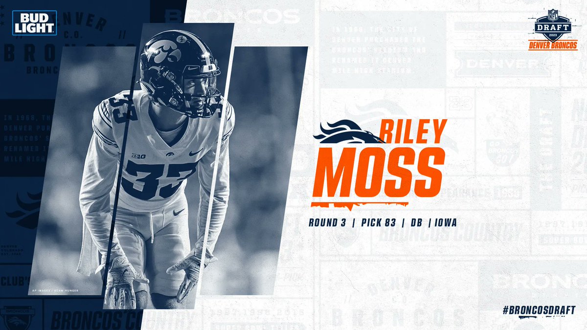 🔒⬇️

Welcome to #BroncosCountry, <a href="/R_moss5/">Riley Moss</a>!