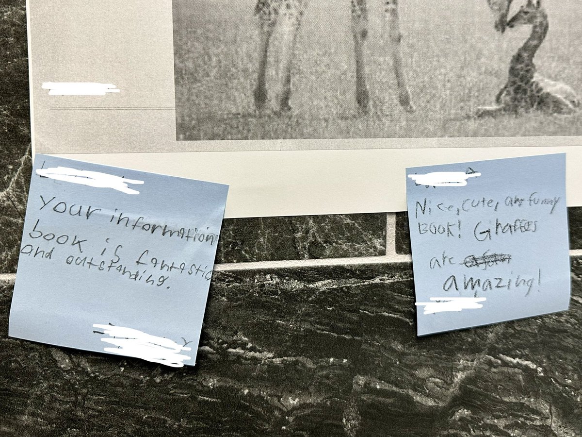 Students worked so hard on their NF books. I printed the covers w/ a QR code so anyone in the school could scan and read them. Each day, I noticed more &amp; more notes in the hallway other students left for the authors after reading their book! 🥺🥰❤️ <a href="/Independence_ES/">Independence Elem.</a> <a href="/kisdlit/">KellerELA</a>