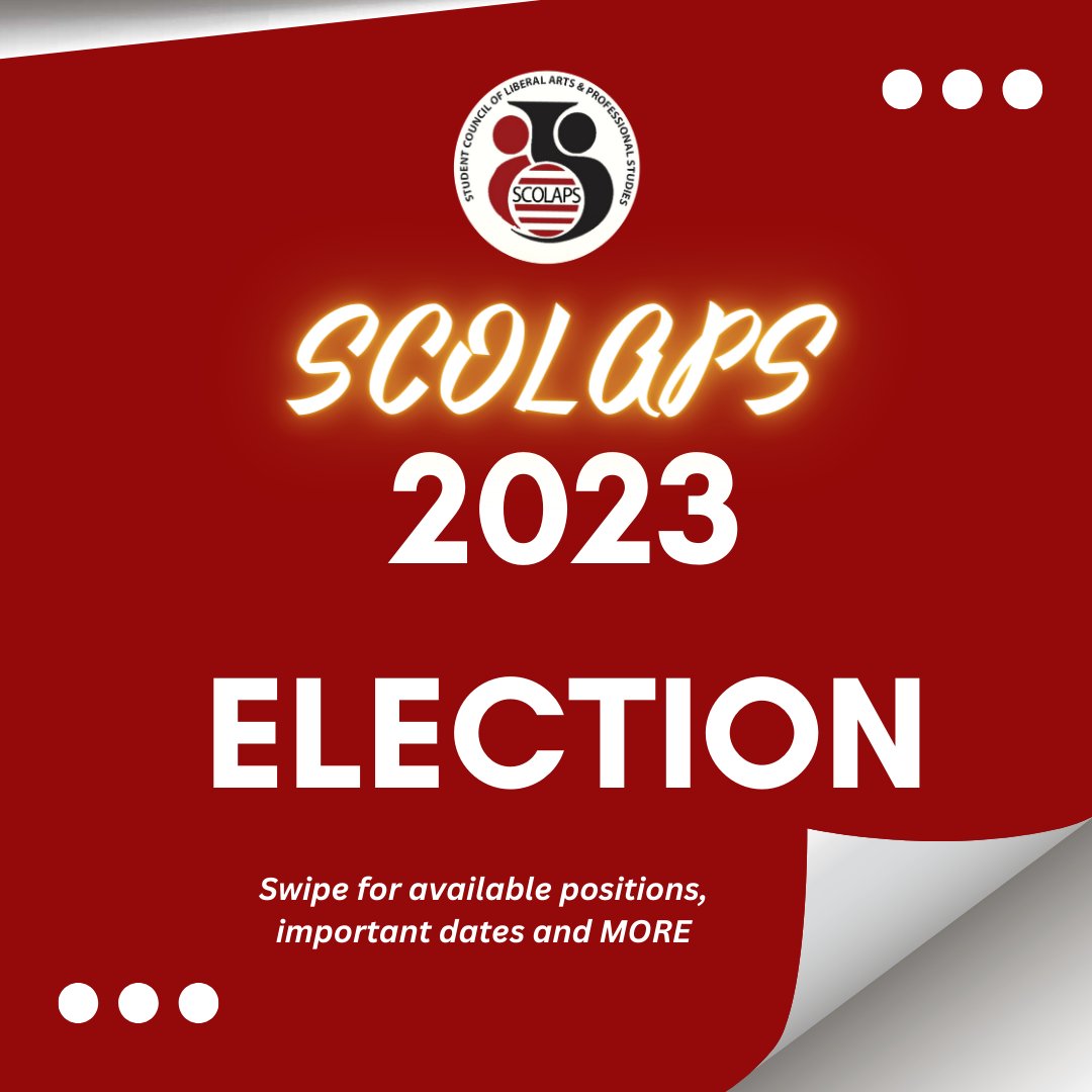SCOLAPS' 2023 Election is happening!