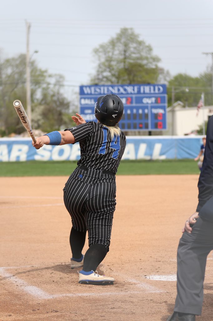 Congratulations Senior Tori Miller tieing the single season HR record (12) previously held by HOF member Erica Smith! Also both are catchers.