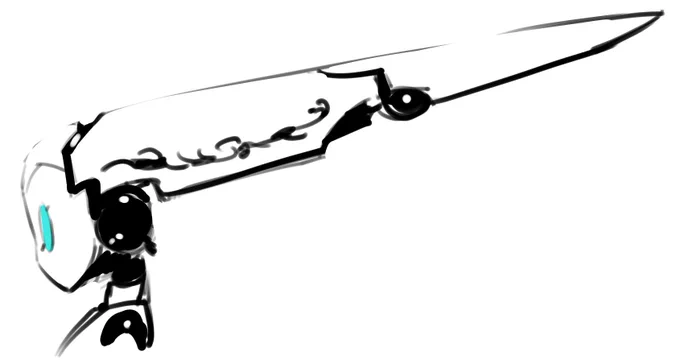 ファイアボールの落書き。