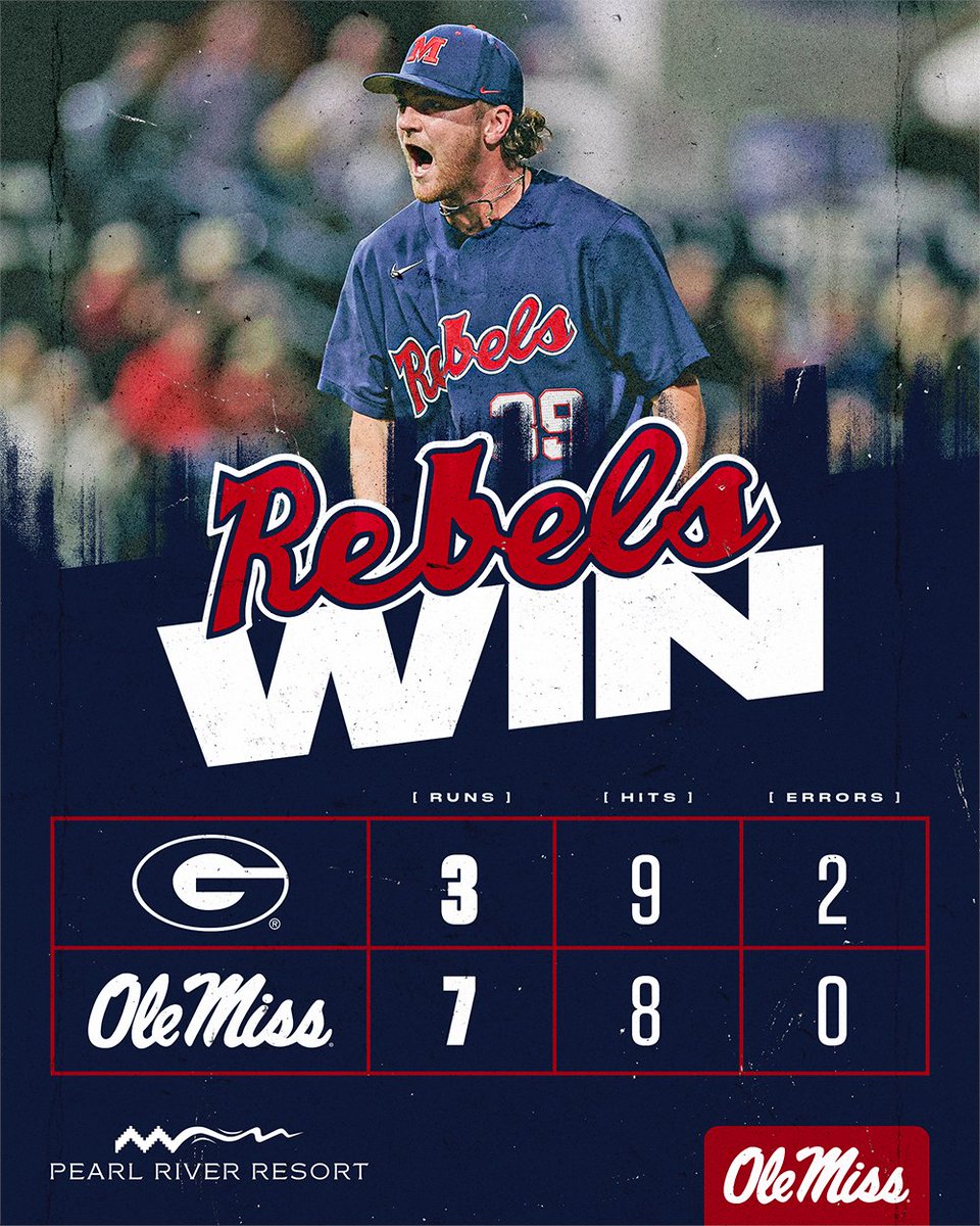 OleMissBSB's tweet photo. Friday Night W https://t.co/VwKNL1fA8X